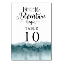 Casamento de Floresta em Aquarela