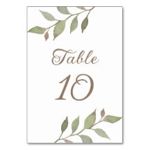 Casamento de Folhas Botânicas Simples