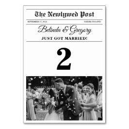 Numeração De Mesa Casamento de Fotos Brancas e Negras