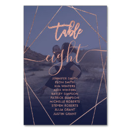 Numeração De Mesa Casamento de marinho de terrário com script modern