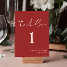 Casamento de Natal Simples da Borgonha Elegante