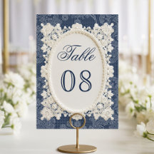 Casamento de Renda Marfim Azul Naval de Dinheiro A
