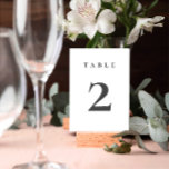 Numeração De Mesa Casamento de Script Minimalista Elegante<br><div class="desc">Número da Tabela de Casamento de Script Minimalista Elegante. Descubra toda a coleção para um tema de casamento coordenado. Dm para aconselhamento ou personalização</div>