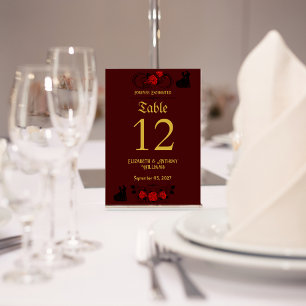 Numeração De Mesa Casamento de União Encantada
