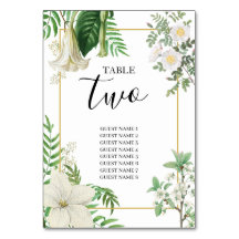 Casamento Dourado Floral de Cor Verde Branca Rústi