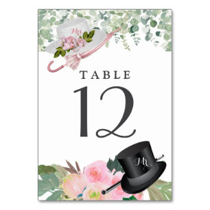 Numeração De Mesa Casamento Dourado Romântico Blush