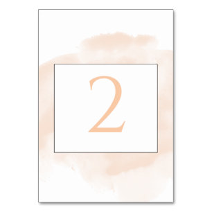 Numeração De Mesa Casamento Elegante com Aquarela
