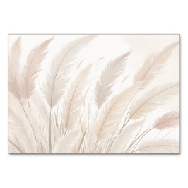 Numeração De Mesa Casamento em Branco de Grama da Pampas Boho