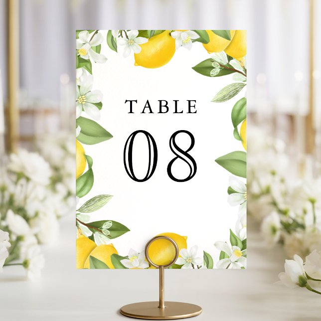 Numeração De Mesa Casamento em Pomar de Limão (Criador carregado)