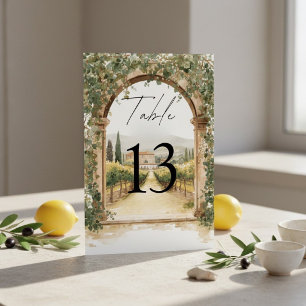 Numeração De Mesa Casamento em Vinhedo Italiano Toscano