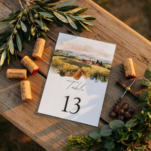 Numeração De Mesa Casamento em Vinhedo Toscano Campo Italiano