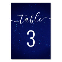 Casamento estrelas noite azul marinho. Caligrafia 