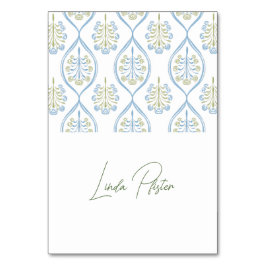 Numeração De Mesa Casamento Floral Azul e Verde Sob Medida 