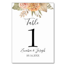 Casamento Floral Mínimo Leaf Boho