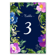 Casamento Floral Violeta marinho Azul