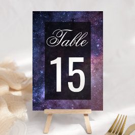 Numeração De Mesa Casamento Galáxia Universo Espaço Sideral