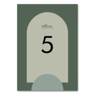 Numeração De Mesa Casamento Geométrico do Arco Verde do Moisés Mod