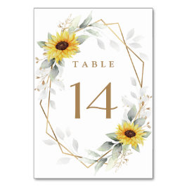 Numeração De Mesa Casamento Geométrico Dourado do Elegante Rústico d