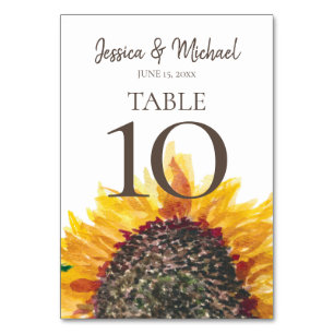 Numeração De Mesa Casamento Girassol Boho Amarelo Marrom Branco