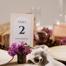 Casamento Listrado de Pêssego e Creme
