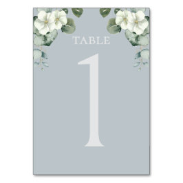 Numeração De Mesa Casamento moderno de Design de Eucalyptus