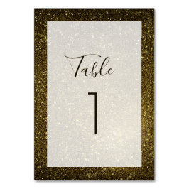 Numeração De Mesa Casamento Moderno Negro e Dourado