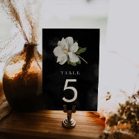 Casamento Negro e Branco da Magnolia Elegante
