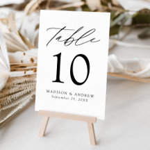 Casamento Negro e Branco Elegante Moderno