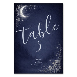 Numeração De Mesa Casamento no Bosque Iluminado pela Lua Floresta Ce