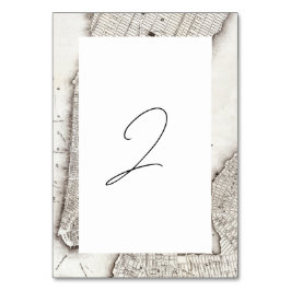 Numeração De Mesa Casamento NYC de Destino de Nova Iorque