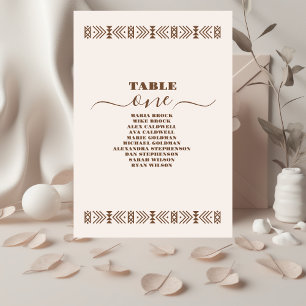 Numeração De Mesa Casamento Ocidental no Ranch do Sudoeste