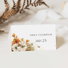 Numeração De Mesa Casamento outono Russo