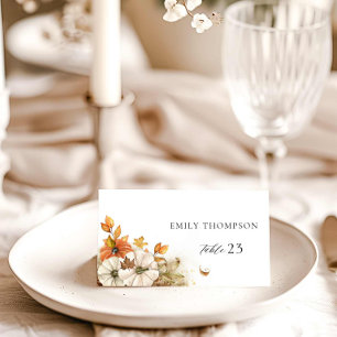 Numeração De Mesa Casamento outono Russo