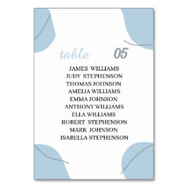 Numeração De Mesa Casamento Personalizado Azul