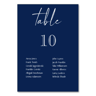 Numeração De Mesa Casamento Personalizado das Luzes de Travagem Azul