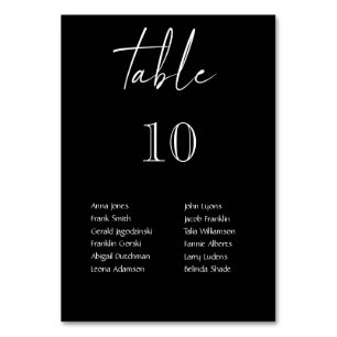 Numeração De Mesa Casamento Personalizado das Luzes de Travagem Pret