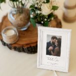 Numeração De Mesa casamento Personalizado de Fotos com Script de Man<br><div class="desc">Adicione personalidade aos números de tabelas usando fotos favoritas para cada mesa a ser vista. Personalize cada imagem e pense nos convidados que estarão sentados ao redor da mesa, um início de conversa instantânea para seus participantes de casamento. Apresentando um script de handlettering que é personalizável. Personalize com os nomes...</div>