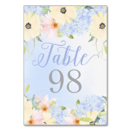 Numeração De Mesa Casamento Personalizado de Primavera de Vintage Fl