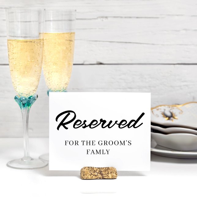 Numeração De Mesa Casamento Reservado Moderno Minimalista Personaliz (Criador carregado)