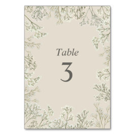 Numeração De Mesa Casamento Respiratório do Bebê