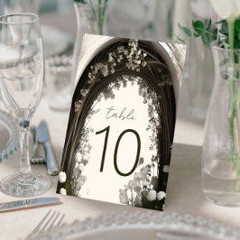 Numeração De Mesa Casamento Romântico de Arca Botânica