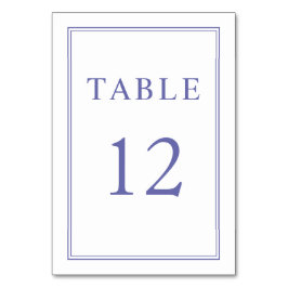 Numeração De Mesa Casamento Roxo Clássico Elegante