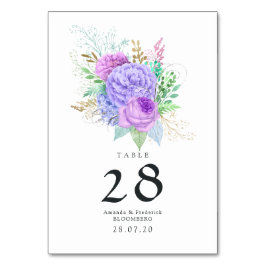 Numeração De Mesa Casamento Rustic Floral Spring