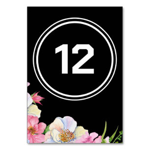 Numeração De Mesa Casamento Simples De Fotografias De Flores Rosa