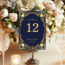 Casamento Sofisticado em Azul Marinho Vintage com 