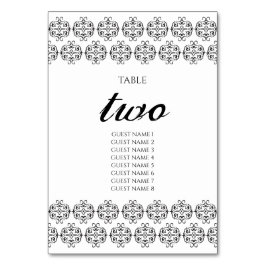 Numeração De Mesa Casamento tema damasco de Vintagem da Caligrafia P