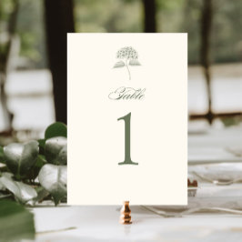 Numeração De Mesa Casamento Vintage de Hortênsia Salvia