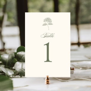 Numeração De Mesa Casamento Vintage de Hortênsia Salvia
