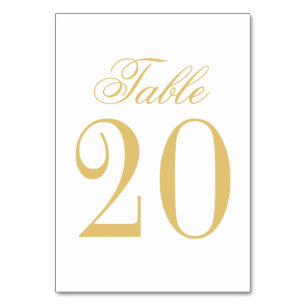 Numeração De Mesa Casamento vintage elegante