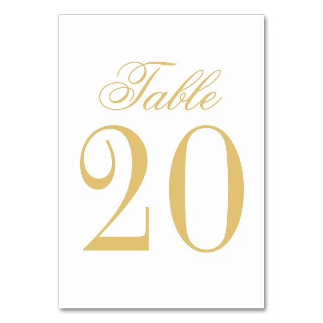 Numeração De Mesa Casamento vintage Elegante (Frente)